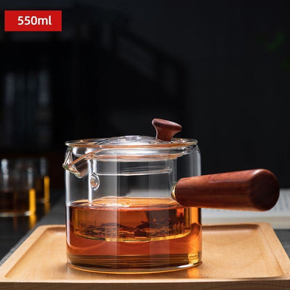 Everypax Clear Glass Teapot and Cup Set for Loose-Leaf Tea – product photograph 3