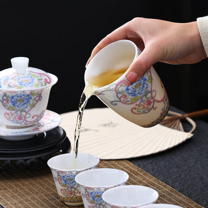 Everypax Icy-Jade Style White Porcelain Tea Gift Set – product photograph 1